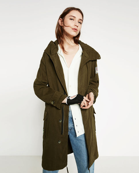 LONG OVERSIZED PARKA