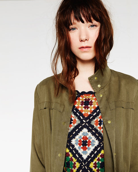 SAFARI JACKET WITH POCKETS