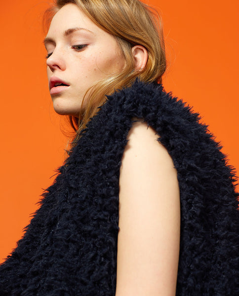 FAUX FUR WAISTCOAT