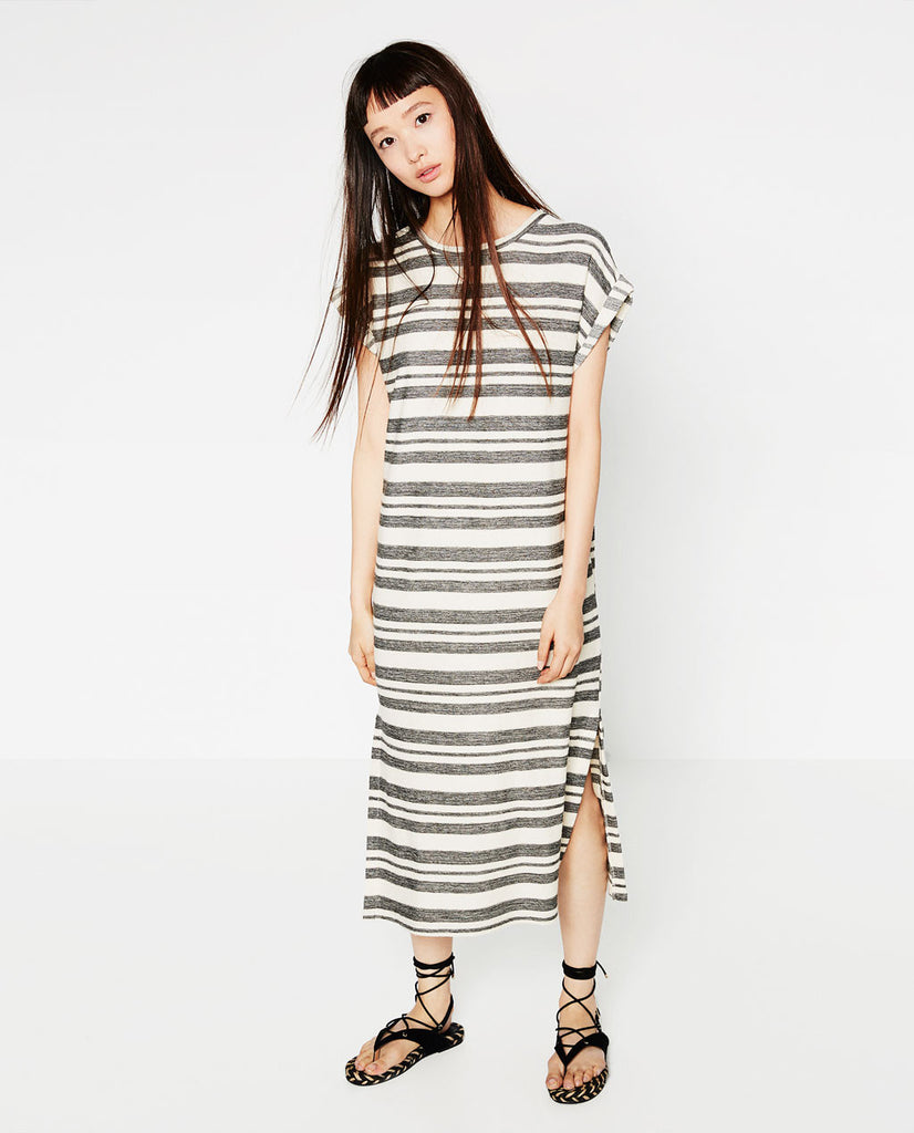 HORIZONTAL STRIPES DRESS