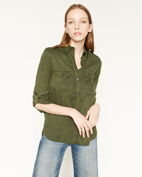 MILITARY STYLE SHIRT